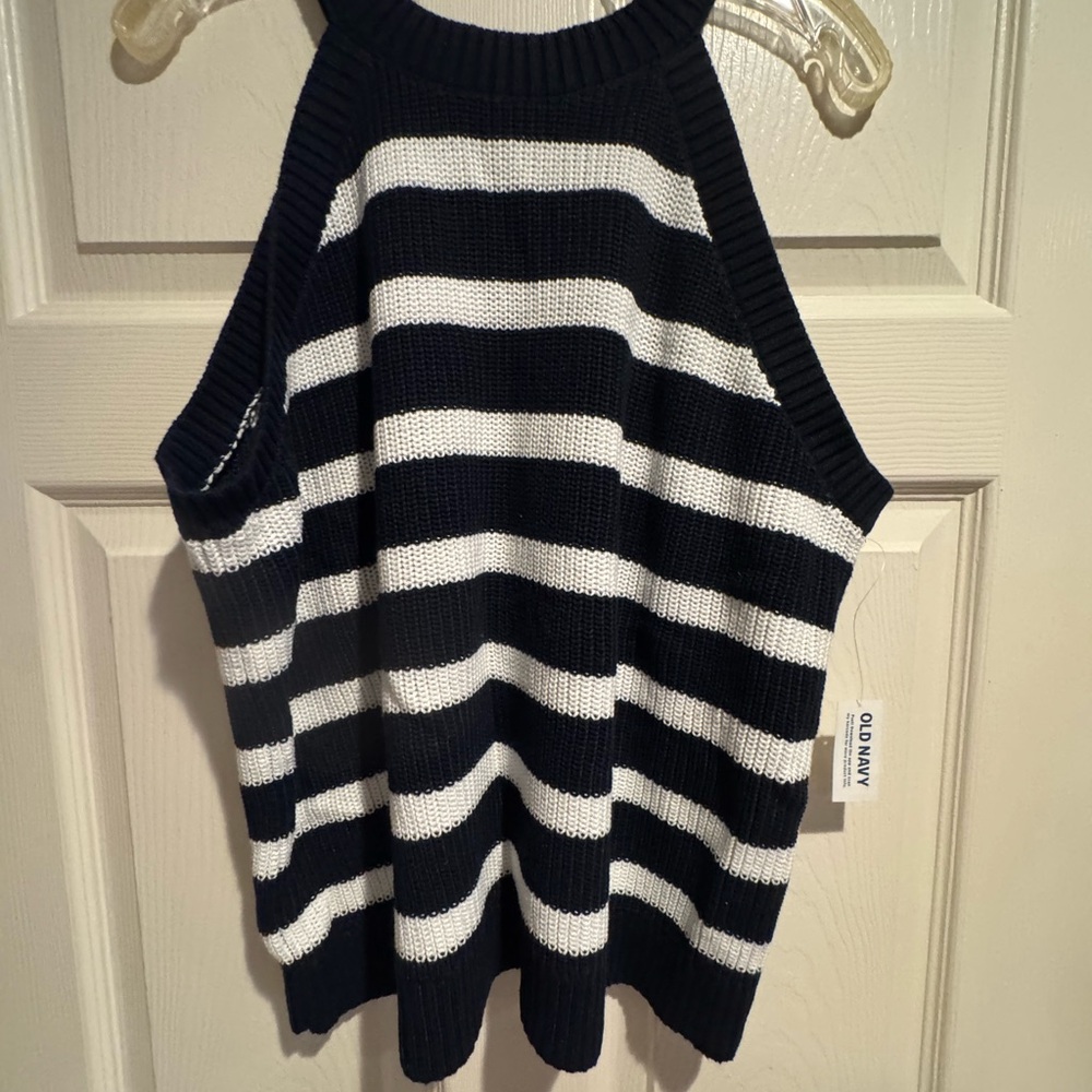 Old Navy Navy Blue Knit Sweater